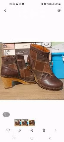 Botines cuero 38 1/2