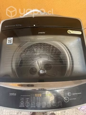 Lavadora smart inverter de 16.0 kg  buen estado