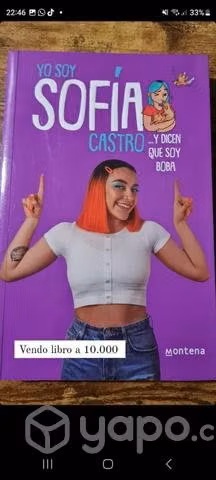 Libro yo soy sofía castro y dicen que soy boba