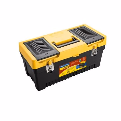 Caja porta herramientas plastica tramontina 20"