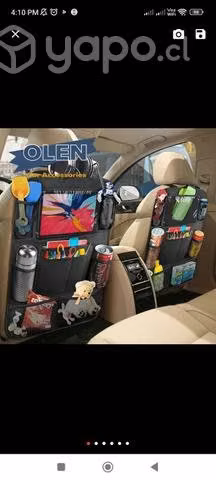 Organizador de asiento trasero