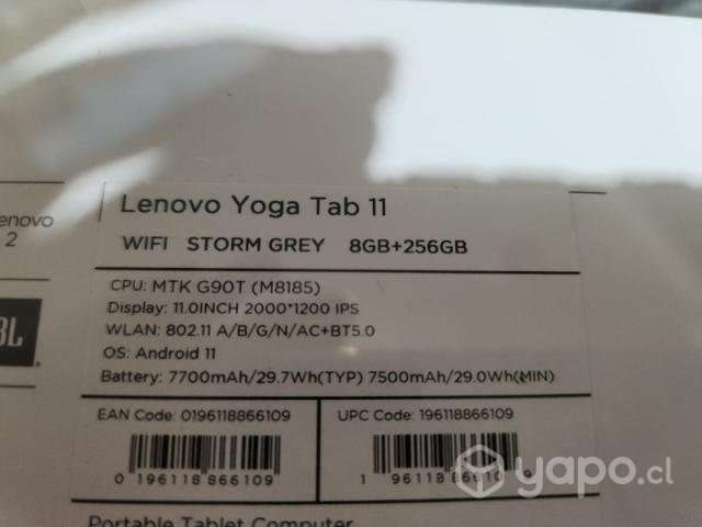 Lenovo Yoga Tab 11, 8GB de ram, 256GB de memoria - Imagen 3