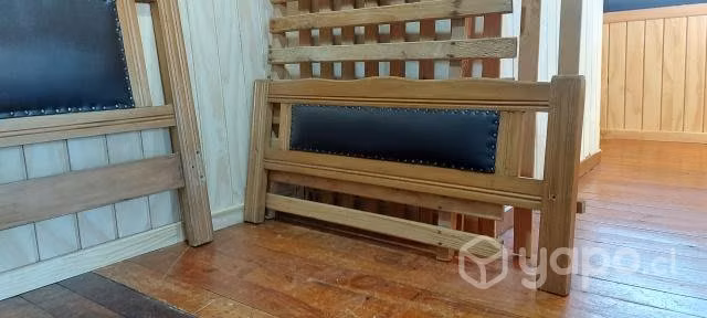 Maquesa de madera plaza y media