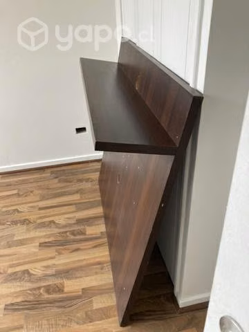 2 rack a muro para televisión con repisa