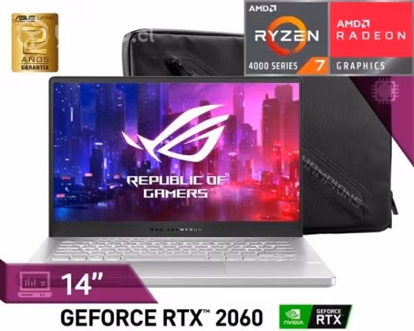Notebook asus rog zephyrus g14 ga401iv - Imagen 2