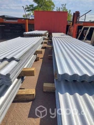 Plancha de zinc acanalada