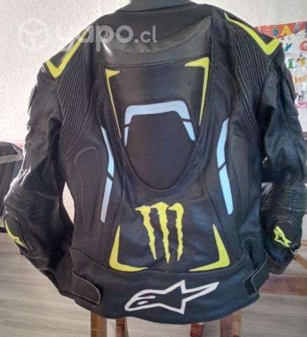 Impecable chaqueta de cuero talla S - Imagen 2