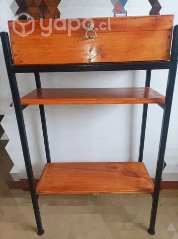 Mesita de arrimo rustica
