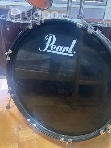 Batería impecable Pearl, parches Evans - Imagen 5