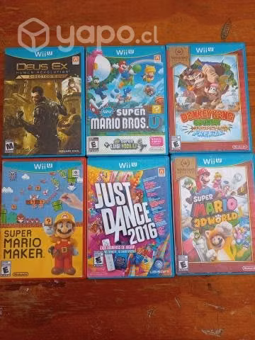 Juegos Wii u a 10.000 cada uno