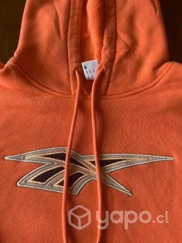 Poleron naranjo reebok