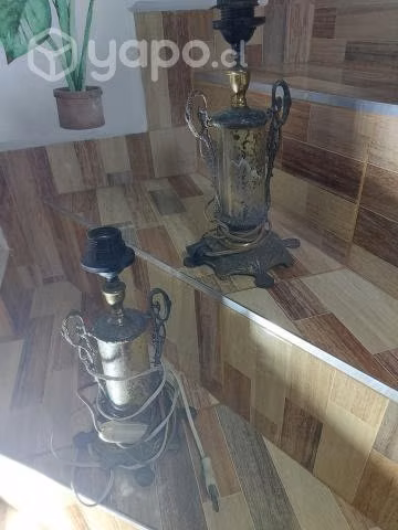 Lampara de bronce
