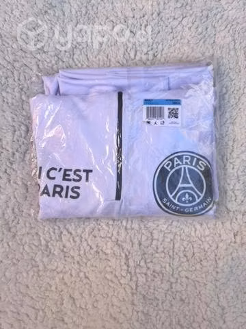 Poleron deportivo de medio cierre nike psg