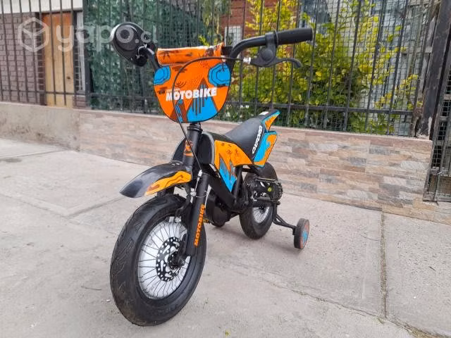 Bicicleta infantil motobike aro 12