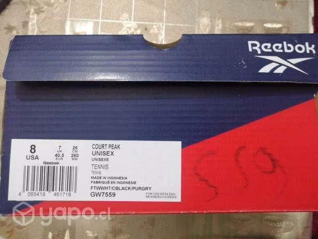 Zapatilla reebok court peak