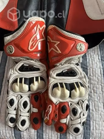 Chaqueta moto Alpinestar y guantes - Imagen 5