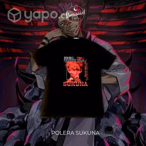 Polera Sukuna Jujutsu Kaisen