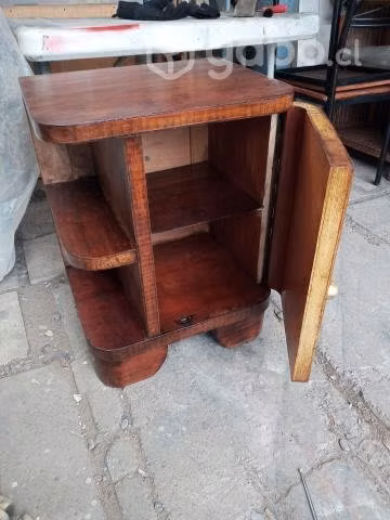 Velador grande estilo Bombe. MADERA - Imagen 4