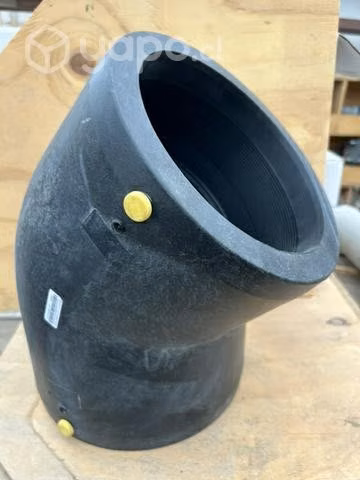 Codo hdpe 200x45º