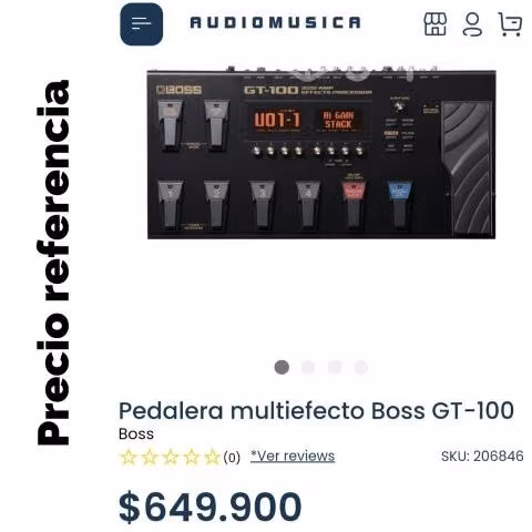 Multiefecto boss gt 100