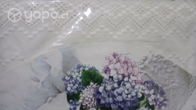 Sabanas NUEVAS 1,5pl Broderie Nina Herrera - Imagen 2