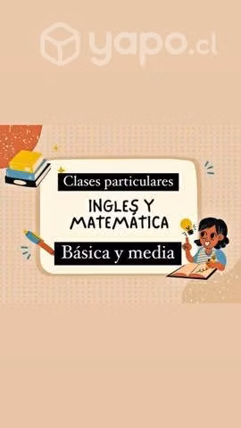 Clases de inglés y matemática