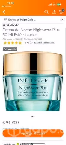 Crema de noche night wear pluss estée lauder - Imagen 2