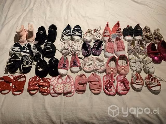 Lote zapatos guagua no caminantes