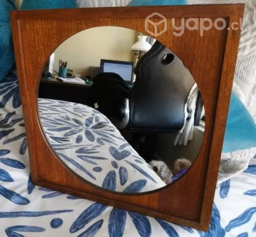 Espejo de madera