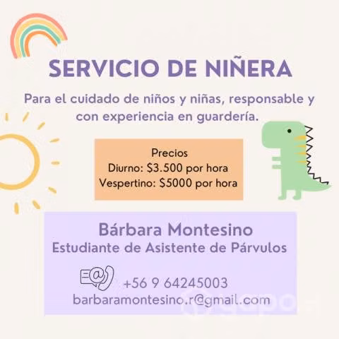 Niñera en Temuco