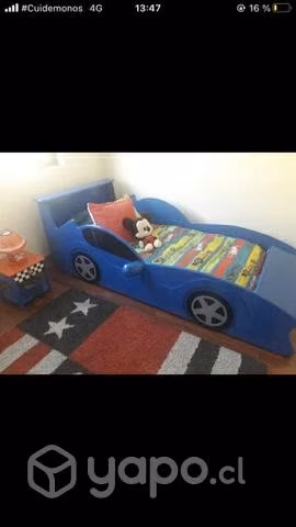 Cama niño con colchón 1 plaza