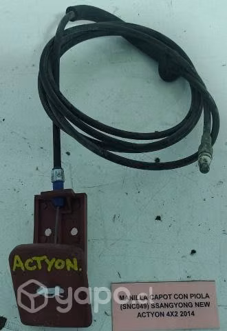 Manilla Capot C/Piola (SNC049 SSangyong New Actyon