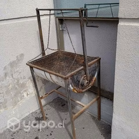 Parrilla grande, usada