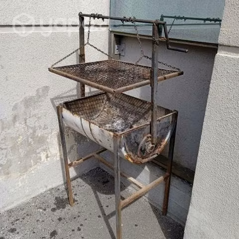 Parrilla grande, usada