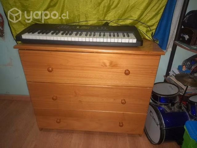 Cama alta con escritorio-Camarote funcional de mad