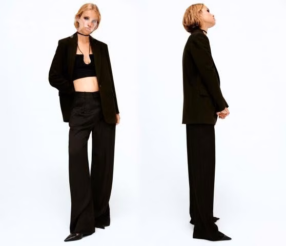 Blazer Zara Mujer Talla S Oversize - Con etiqueta