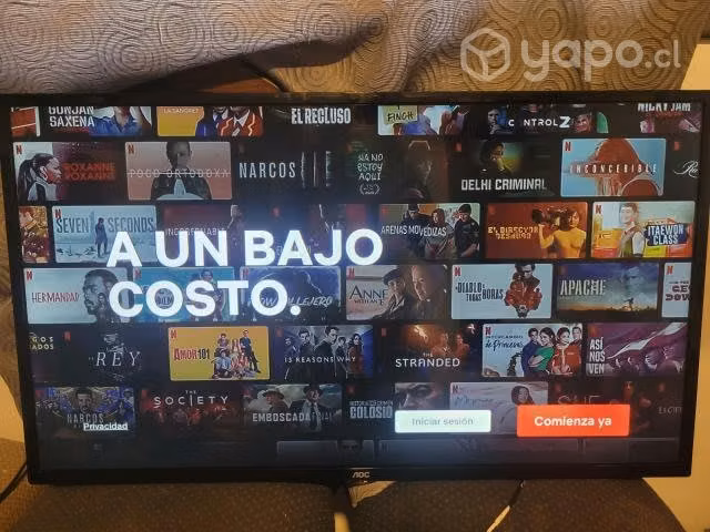 Smart tv 39" con soporte para pared