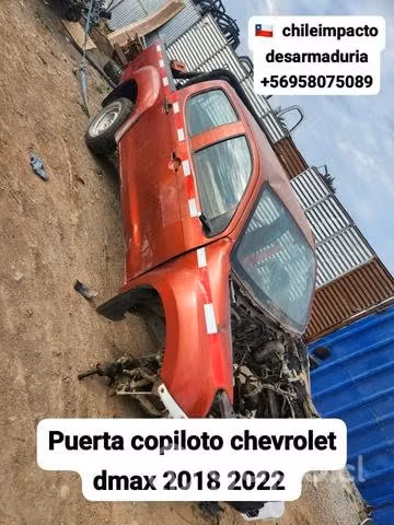 Puerta copiloto Chevrolet dmax año 2018 2022