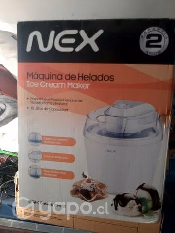 Maquina para hacer helados