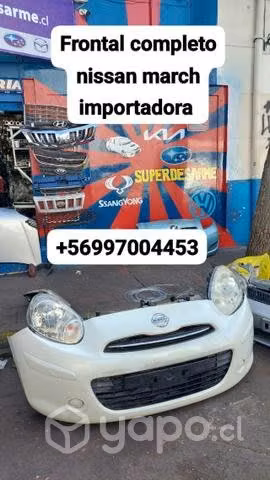 Óptico Nissan march importadora