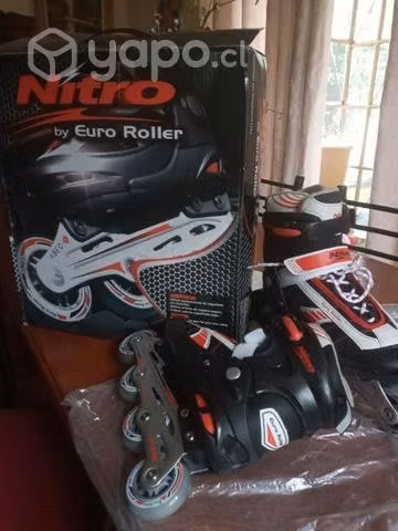 Patines Rollers, muy poko uso ruedas de silicona - Imagen 2