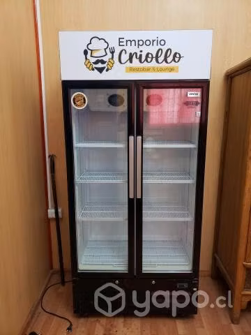 VISICOOLER DOBLE PUERTA 550 LITROS MEDIDAS 200x95x
