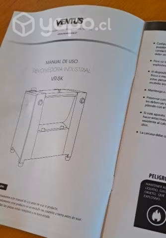 Maquina revolvedora industrial Ventus 5 kilos