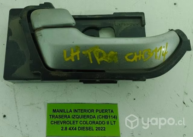 Manilla Interior Puerta Tras Izq Chv colorado 2022