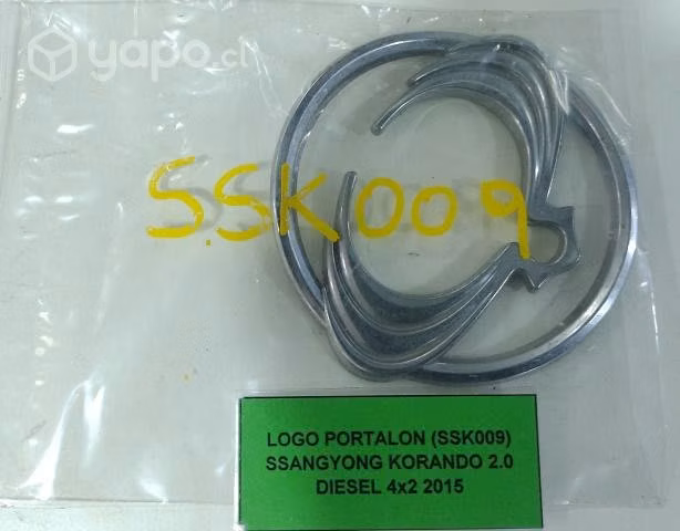 Logo Portalón (SSK009) SSangyong Korando 2.0 Diese