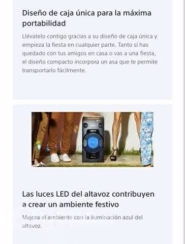 Parlante Sony