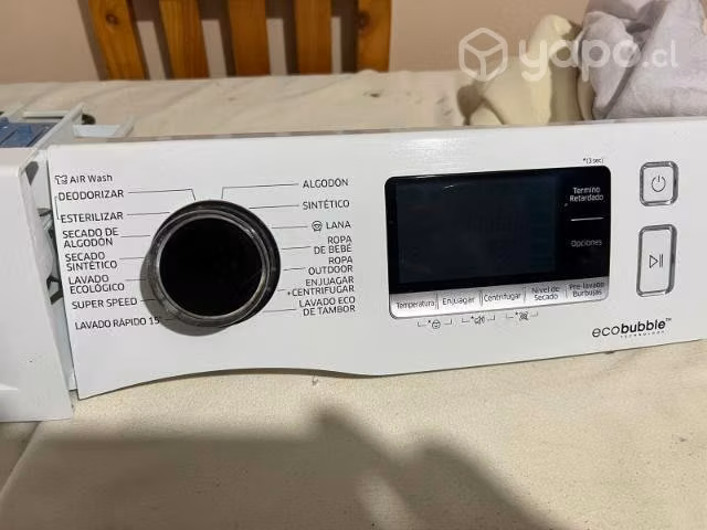 Lavadora samsung ecobubble 9 kg en desarme
