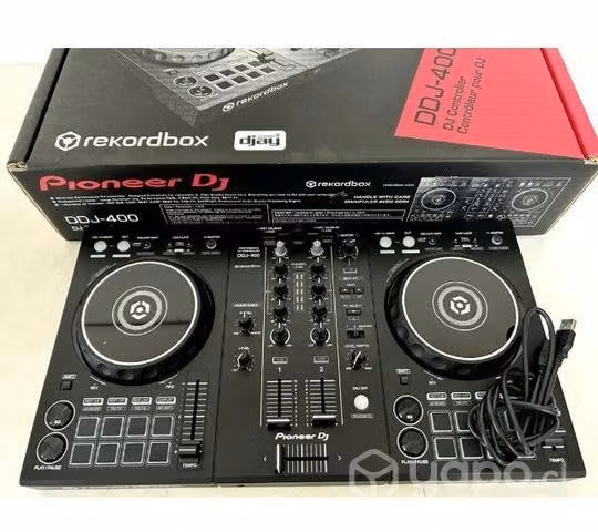 Controlador ddj 400 y audifonos dj cue 1 pioneer