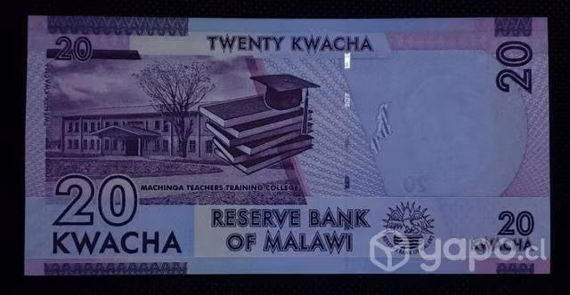 Billete Malawi 20 Kwacha 2016 - Imagen 2