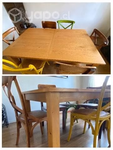 Mesa de comedor extensible